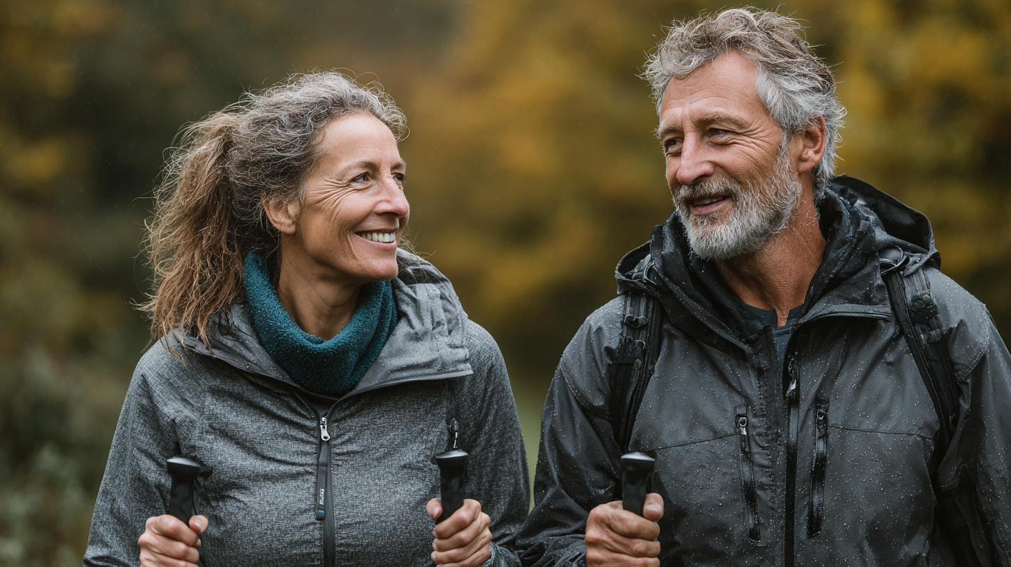 Активні люди середнього віку займаються фізичними вправами
